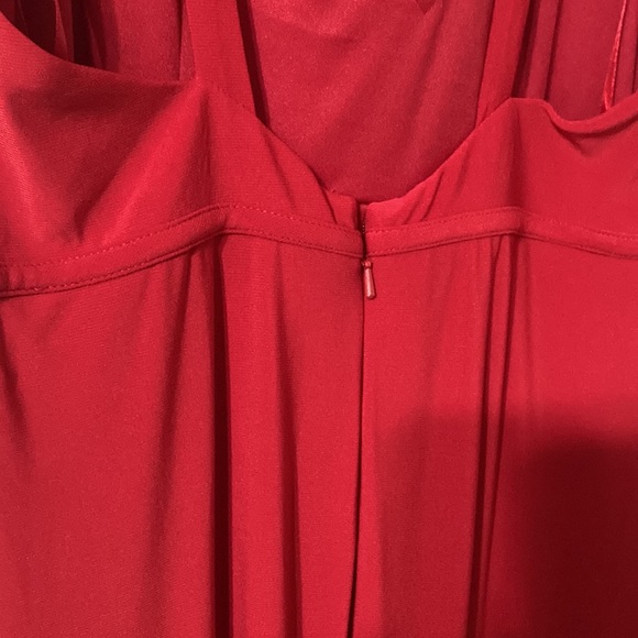 NWOT IEENA for MAC DUGGAL Women’s Deep V Neck Jersey Knit Gown - Picture 10 of 14